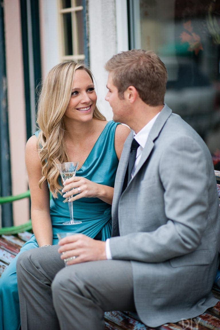 Glamorous engagement photos