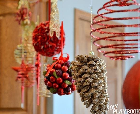 Floating Christmas Ornaments