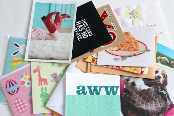Organizing Greetings Cards