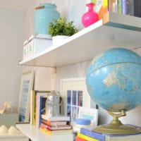 Collected items make great groupings for shelves.