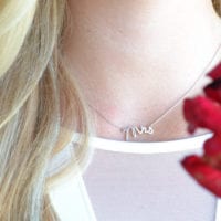 mrs. necklace for the soon to be Mrs finn