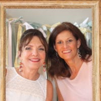 Guests at the bridal shower pose for a picture.