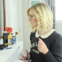 Hair will relax once it sets for a moment.