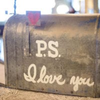 The finished mailbox