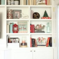 Don't overcrowd your shelves--remember, less is more.
