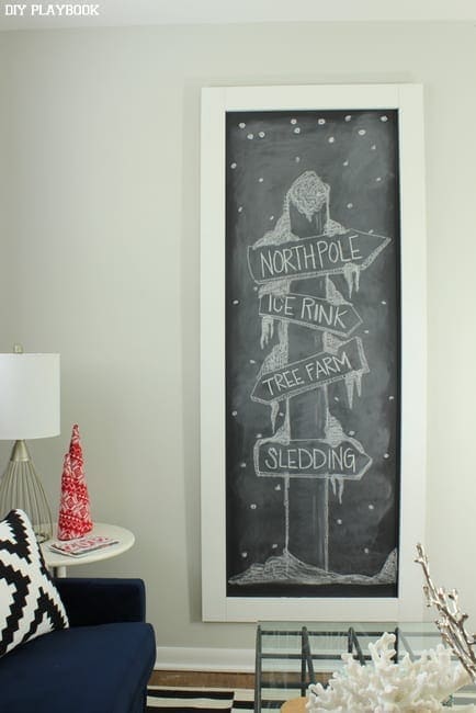 LARGE DIY Chalkboard on a Budget