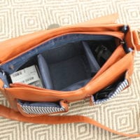The inside our new photography equipment bag