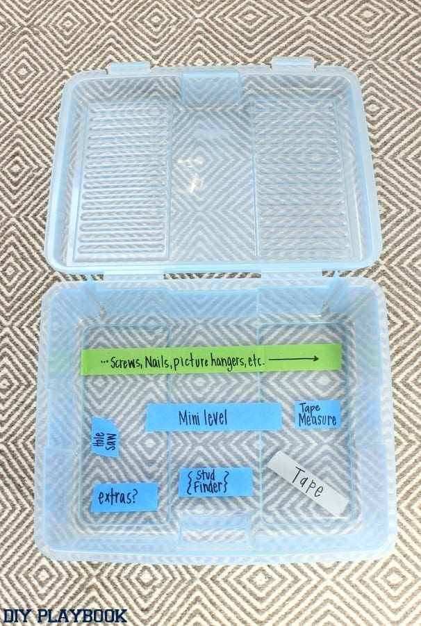 labeled container 