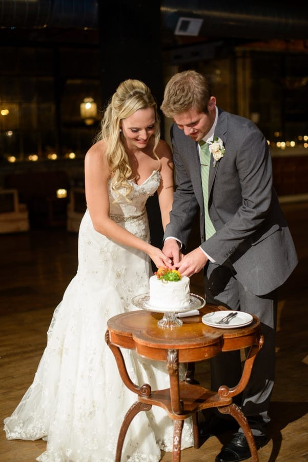 Cutting the cake as husband and wife is important.