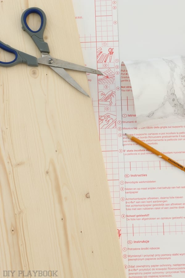 All the supplies you need for the project