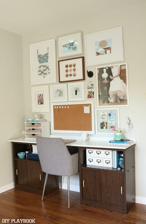 Gallery Wall Updates in B’s Office Space