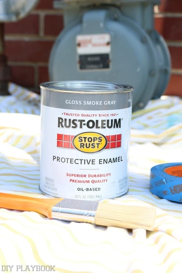 Tips for Painting Meters + Outdoor Updates