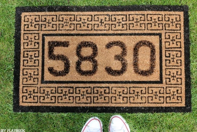 Personalized Doormat in 10 minutes!