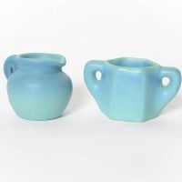 Blue vases from Everything But The House