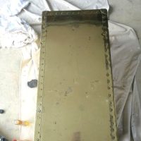 Gold trunk top after refinishing - yes!!
