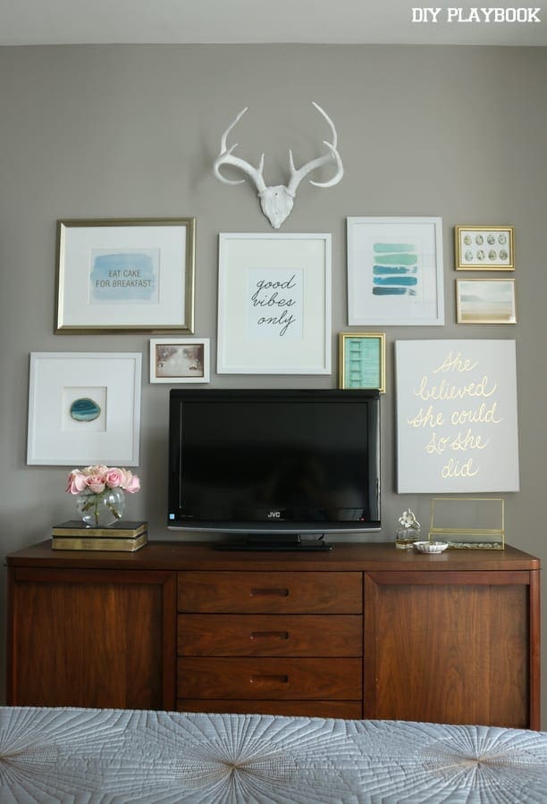 Gallery Wall around a TV: Tips & Tricks