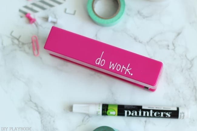 DIY Personalized Office Supplies
