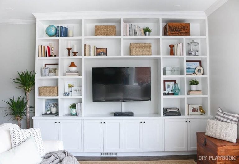 Updates on Our Family Room Built-Ins