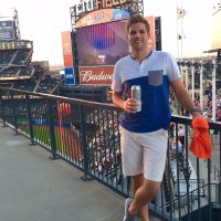 Finn really enjoyed spending time at the Mets stadium