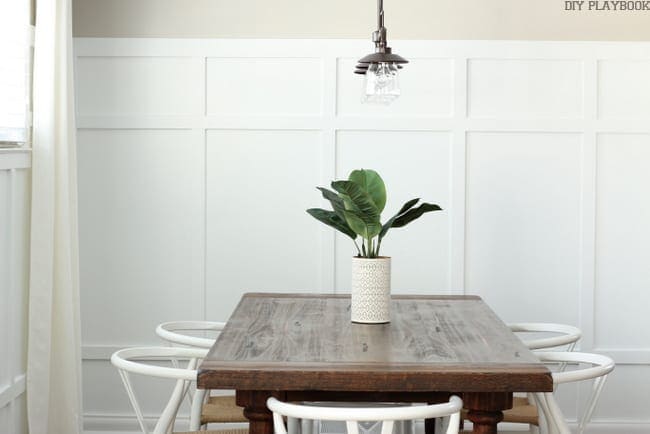 Bridget's board and batten dining room