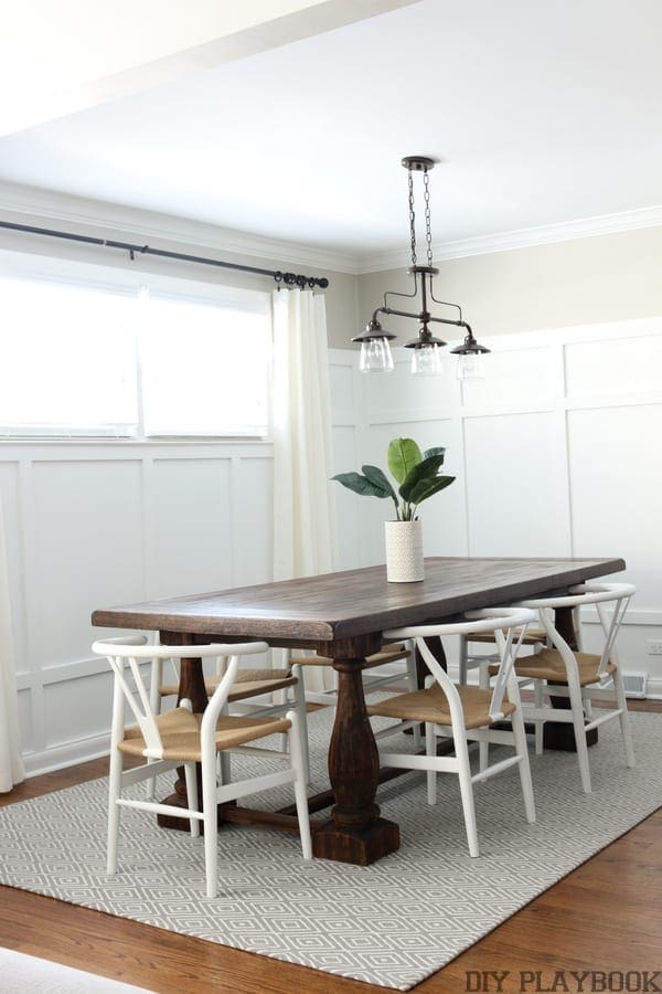 dining room board and batten