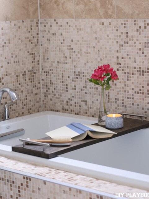 How to make a bathtub tray