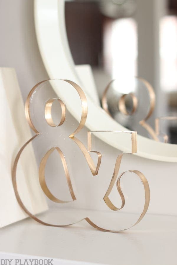 Lucite Letter DIY