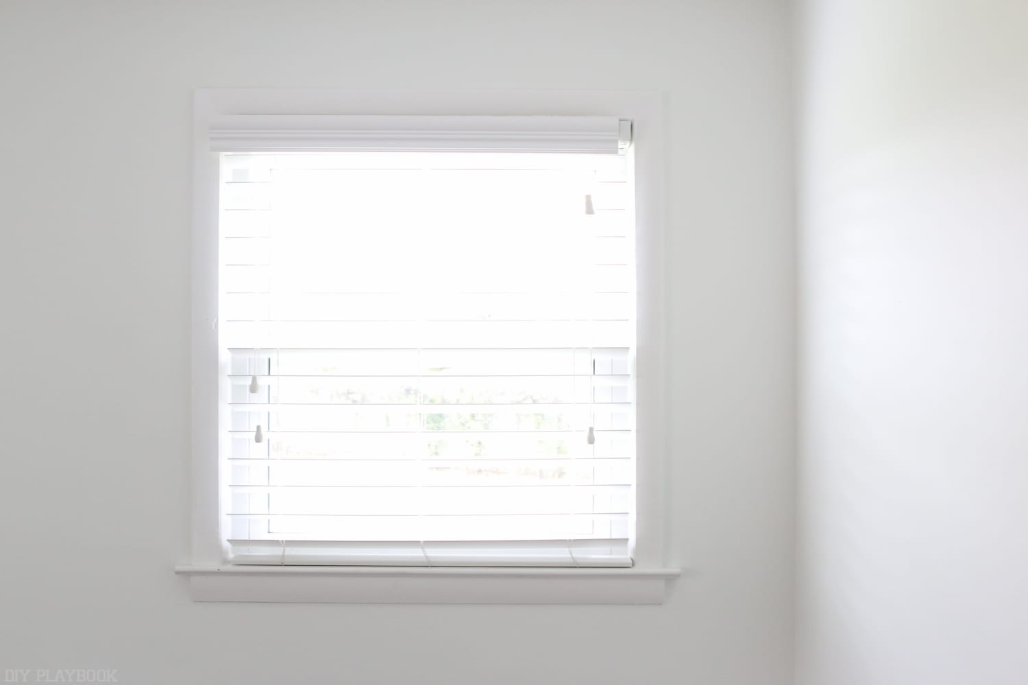 The walls in our office are painted a new bright white! Now we can start the office remodel. 
