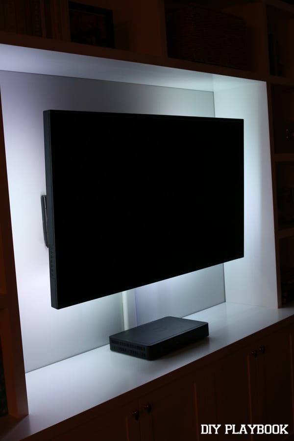 You can use LED lighting on your television every day or as a showpiece once in a while. I love the soft white light. 