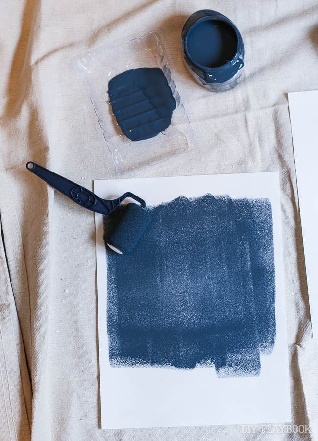 Painting the Guest Room Navy