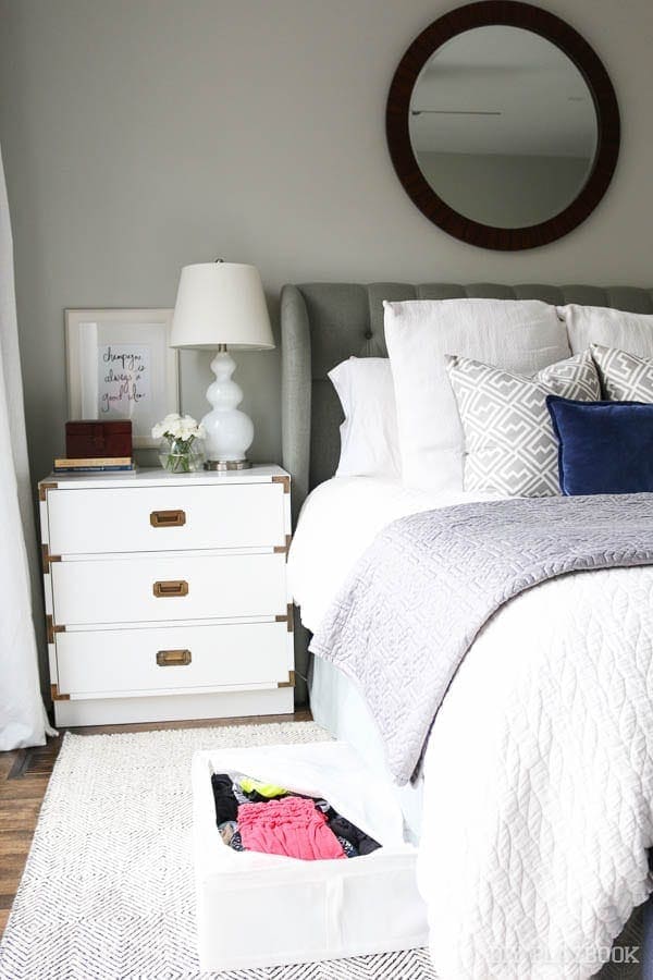 Underbed storage for organization