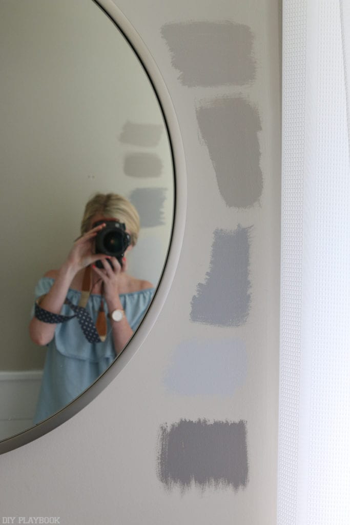 Paint small samples of other wall color options to see which one you like best.