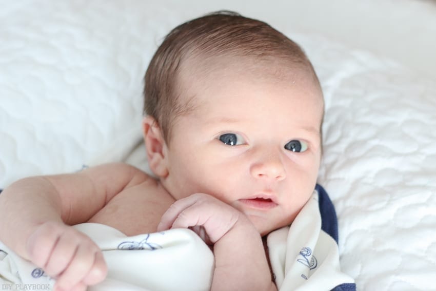 Keep babies attention while you're taking photos.