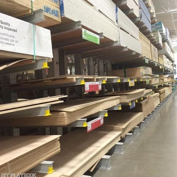 Going out to choose and purchase your shiplap materials is the first step.