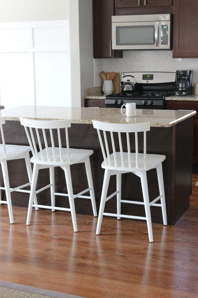 These are the new, brighter and lighter counter stools!