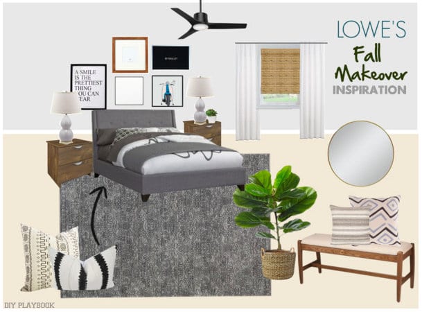 The Plan – Lowe’s Fall Makeover