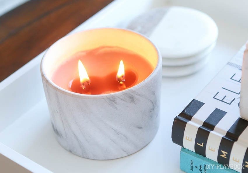 Adding fragrance is one of the 7 ways to cozy up your home for fall! Use candles or potpourri! 