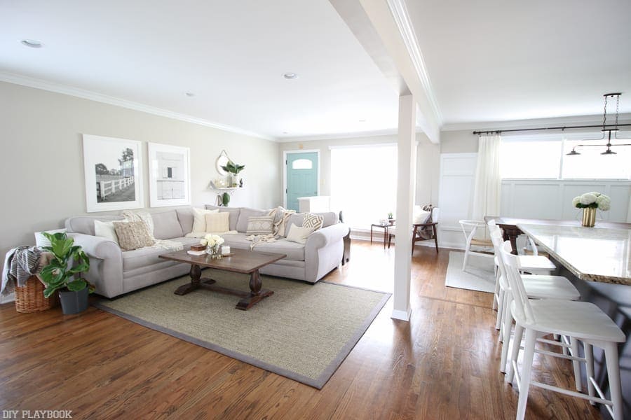 Bridget's living and dining room