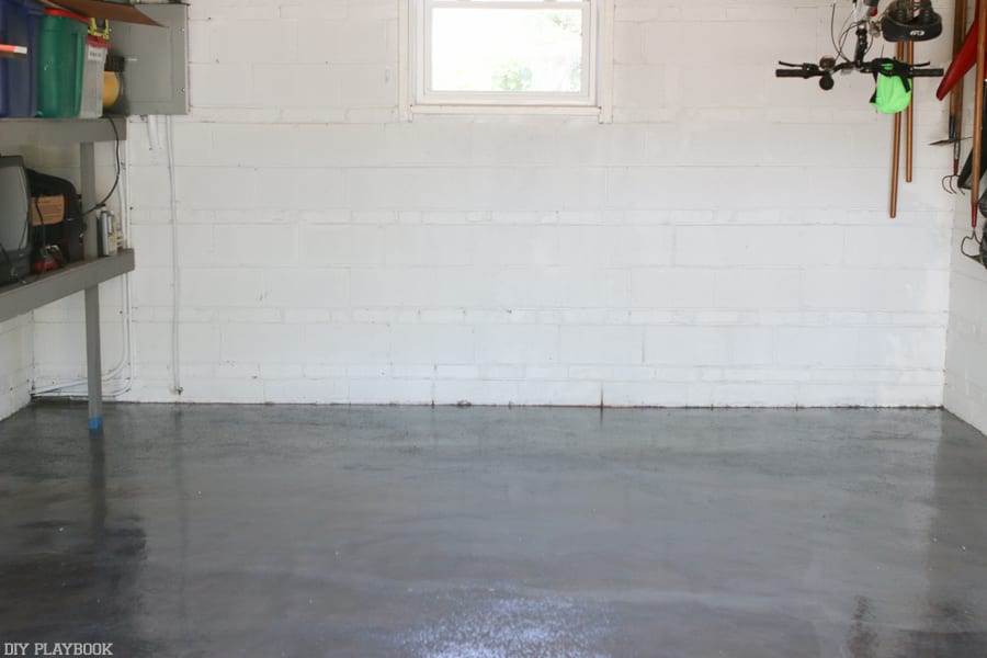 After: Sealing Garage Floor DIY Project with Epoxy | DIY Playbook