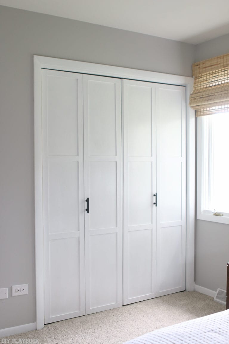 How to Add Molding to Closet Doors
