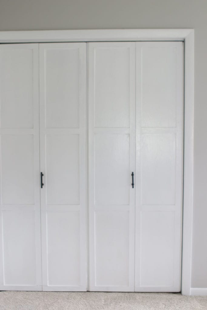 We love how these closet doors turned out