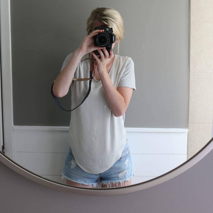 blogger taking photos