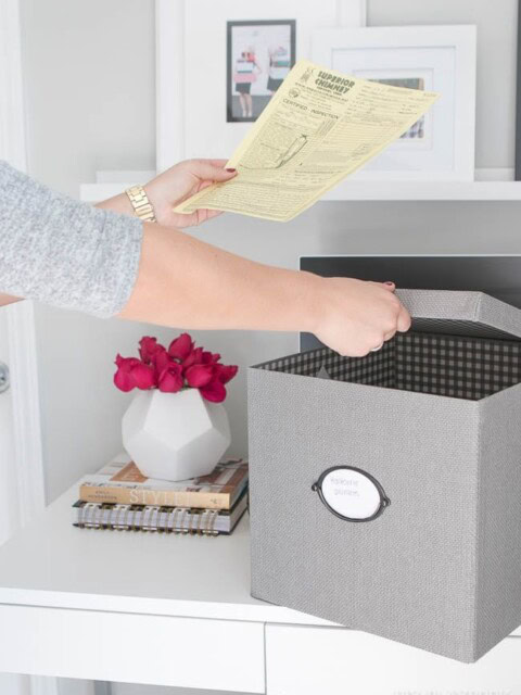 How to reduce paper clutter