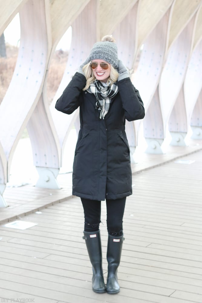 This puffer winter coat is affordable and so warm.