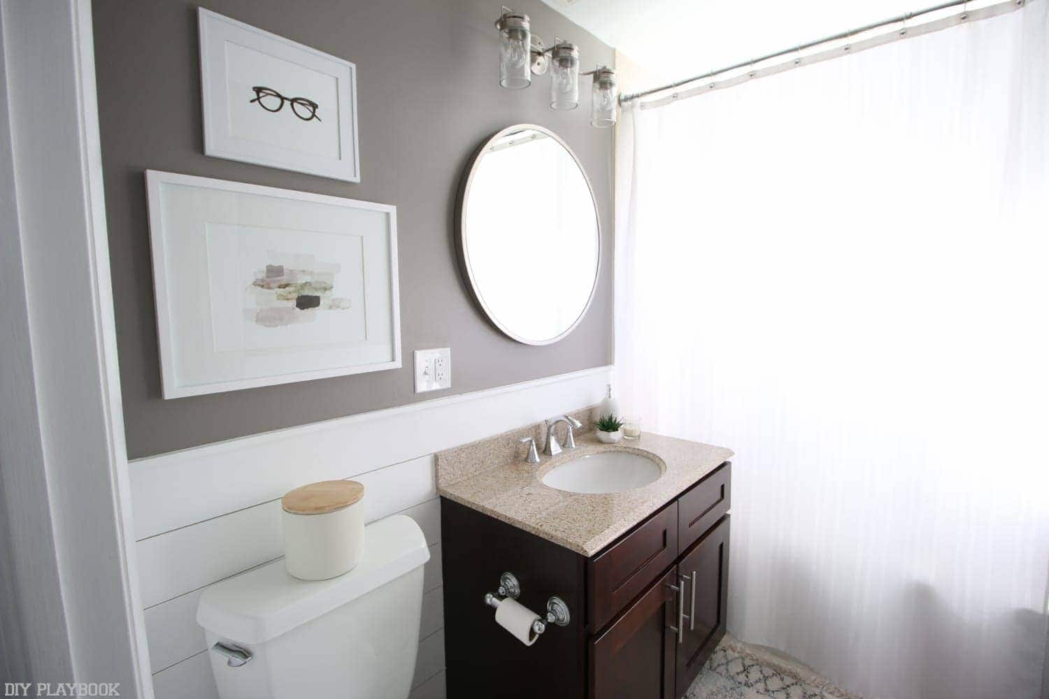 Bridget's refreshed bathroom