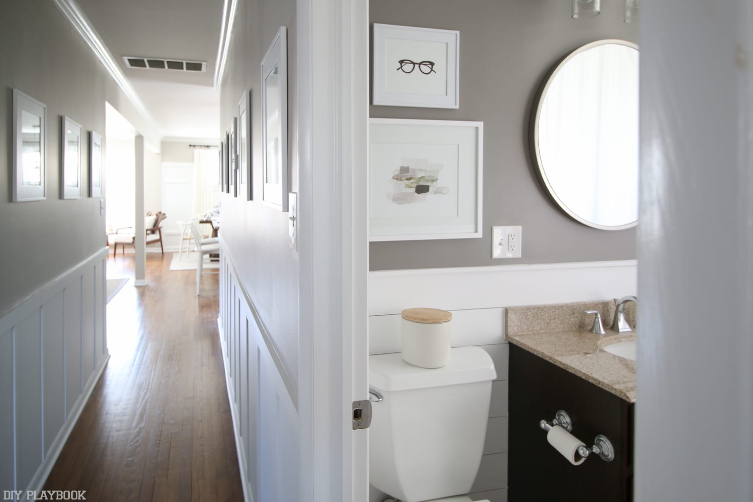 Bridget's bathroom and hallway update