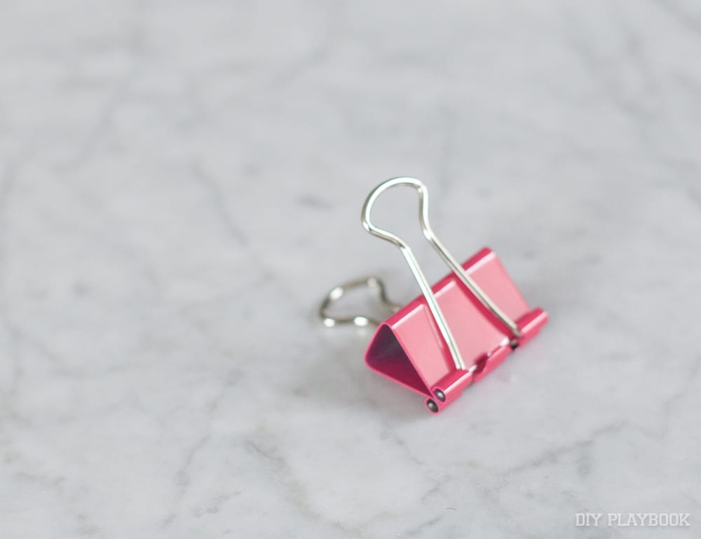 Binder clips are a must have to keep your planner organized