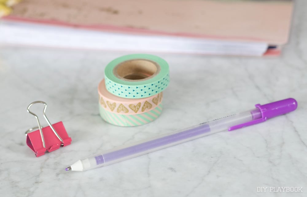 Simple things you need to make the planner clean and organized