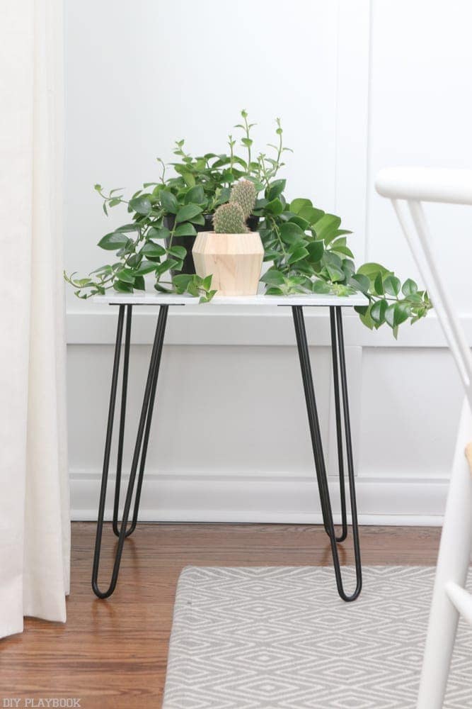 DIY Hairpin Table – 2 ways