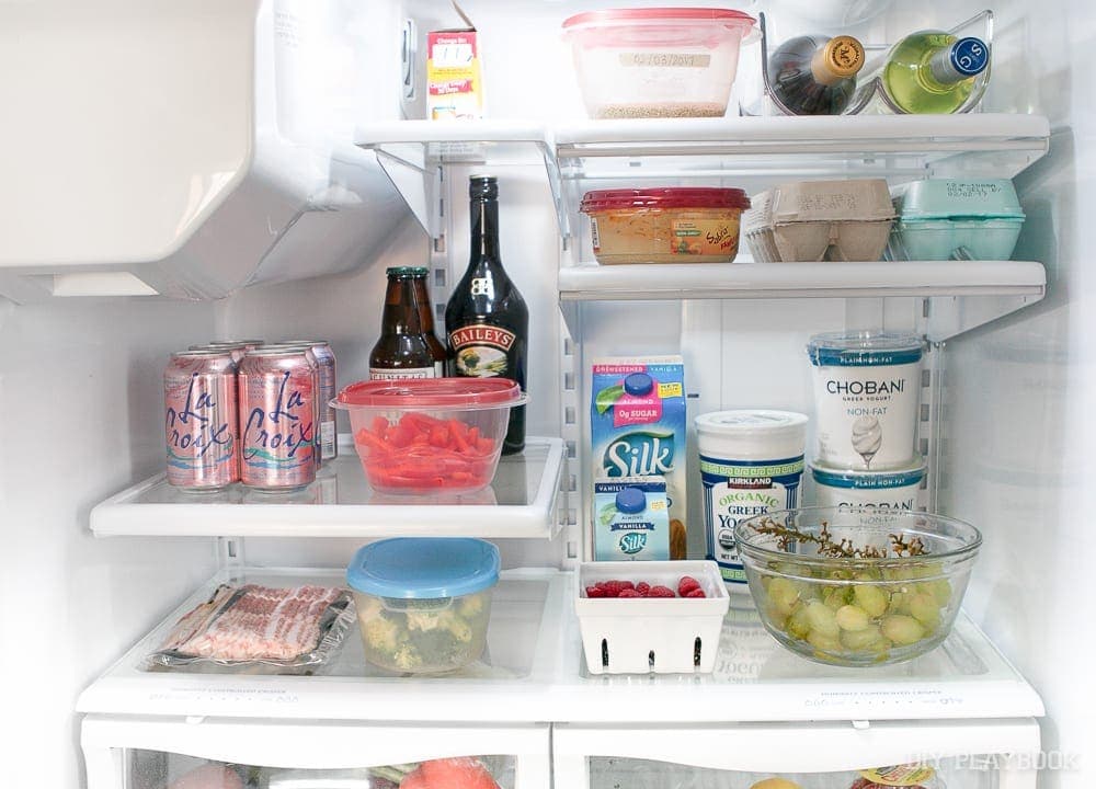 Put your leftovers at the top of the refrigerator to avoid missing out on your delicious food.